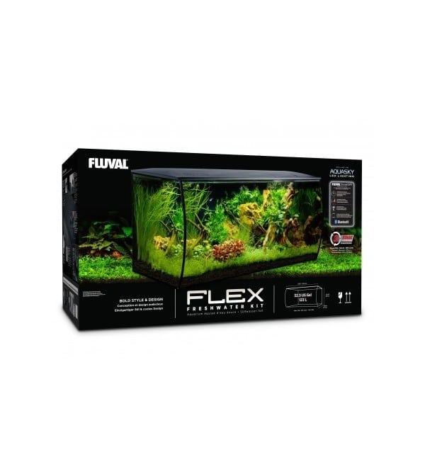 Fluval Flex 123 litros + LED + Filtracion
